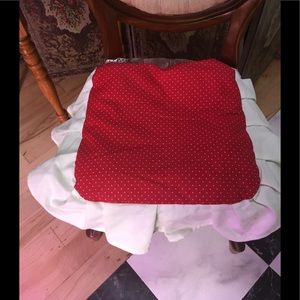 Two handmade custom chair cushions